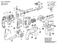 Bosch 0 603 167 670 Csb 550 Re Percussion Drill 230 V / Eu Spare Parts